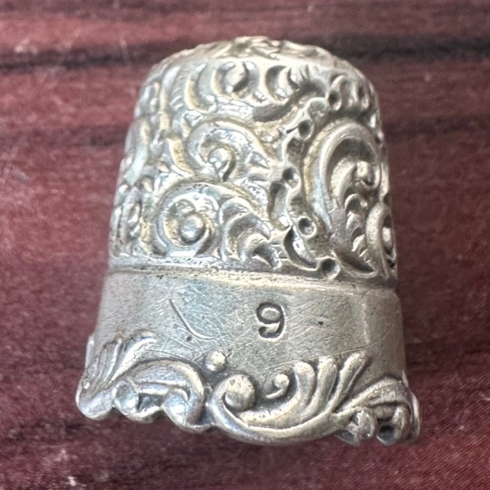 Antique Victorian Sterling Silver Size 9